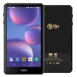 HiBy R5 Gen 2 Hi Res Audio Player Android Mp3 Mp4 Player with Class A Headphone Amplifier High Impedance Low Heat Generation Black