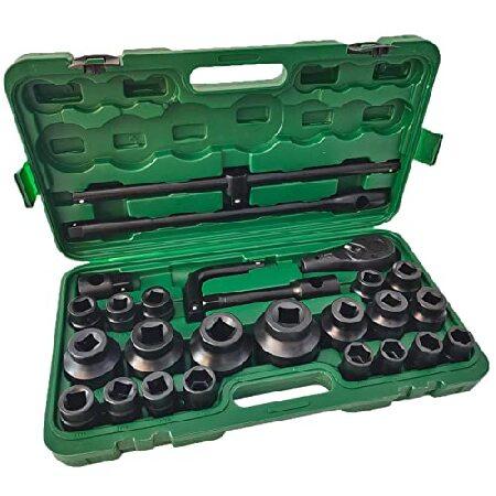 LFGUD 3/4&quot; Drive Impact Socket Set, 26 Piece Cr-V ...