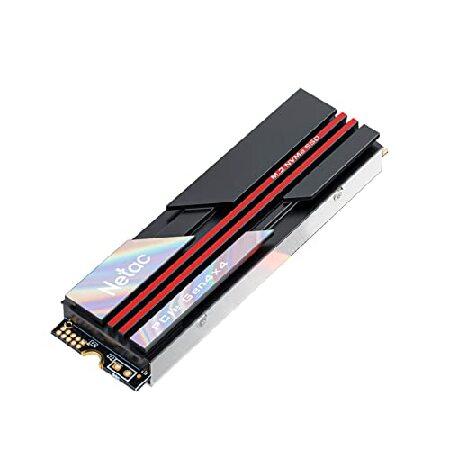 Netac 2TB PCIe 4.0 NVMe SSD M.2 2280 内蔵ソリッドステートドライ...