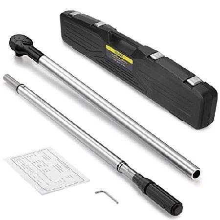 ARUCMIN 1-Inch Drive Click Torque Wrench, Dual-Sca...