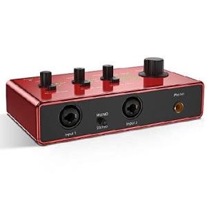 USB Audio Interface with Dual XLR for Recording, Streaming and Podcasting , Support for Optical and 1/4" output｜wolrd