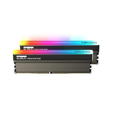 KLEVV CRAS XR RGB 16GB (8GB x 2) DDR4 ゲーミングOCメモリ 3...