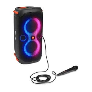 JBL Partybox 110 Portable Bluetooth Speaker Bundle with PBM100 Wired Microphone