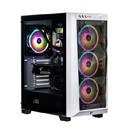 Velztorm White Pilum Gaming Desktop PC Liquid-Cool...