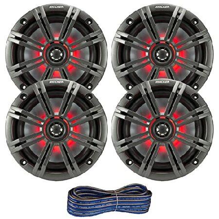 2 Pair (Qty 4) of Kicker 6.5&quot; 2-Way 195 Watts Max ...