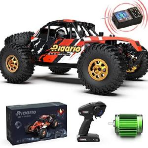 RIAARIO 1:12 RTR Brushless RC Desert Cars for Adults, Max 45MPH Fast RC Cars, Monster Truck with Independent ESC, 4X4 RC Truck for Boys, All Terrain R