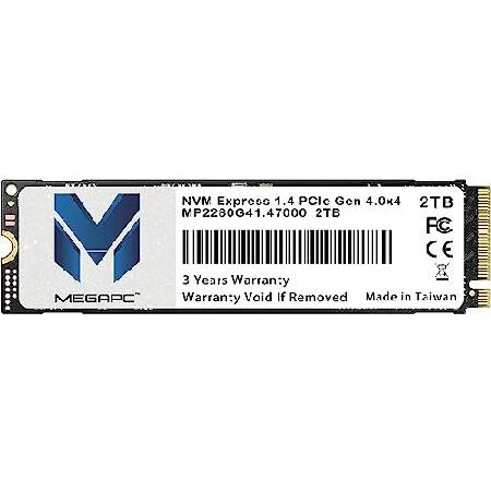 MegaPC PCIe SSD 2TB NVMe M.2 2280 内蔵ソリッドステートハードドライ...