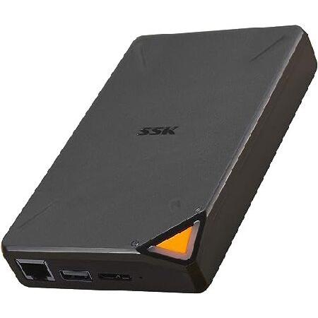 SSK 2TB Portable NAS External Wireless SSD with Ow...