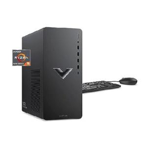 HP 2023 Victus 15L Gaming Desktop PC, AMD 6-Core Ryzen 5600G Processor (Up to 4.4 GHz), 16GB RAM, 512GB SSD, AMD Radeon RX6400, Mouse and Keyboard, Wi｜wolrd
