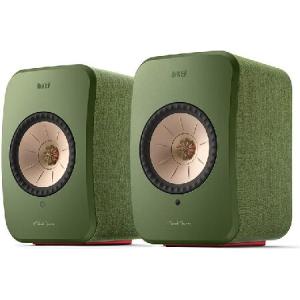 KEF LSX II Wireless HiFi Speaker System (Olive Green)