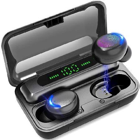 BMHOLU Wireless Earbuds with Large Charging Case a...