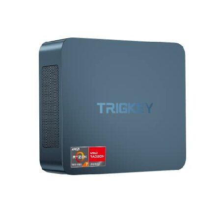 TRIGKEY Desktop Computer Ryzen 5 5560U(6 Cores, 12...