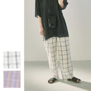 上代13200円の20%OFF【SALE セール】 TODAYFUL トゥデイフル LIFE's ライフズ Check Gather Pants チェックギャザーパンツ 12110722｜womanremix