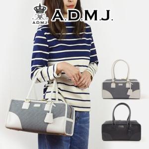 (ポイント10倍) ADMJ エーディーエムジェイ Matrixreno Square Bostonbag マトリックスレノ　スクエア　ボストンバッグ 19AW01006 レディース｜womanremix