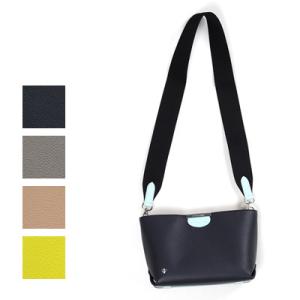 (ポイント10倍) ADMJ エーディーエムジェイ MOZART/BI-COLOR　BOTTOM ACCENT SHOULDERBAG 子牛革/モーツァルト バイカラー ショルダーバッグ 22cm｜womanremix