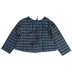 miiThaaii ミーターイー ディプティ タイ付きブラウス TARTAN CHECK タータンチ...