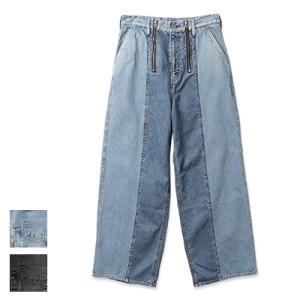 JieDa(ジエダ) SWITCHING ZIP DENIM PANTS スイッチングジップデニムパ...