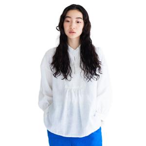 fog linen work フォグリネンワーク　SOFIA TOP NIGELLE ソフィア　トップ　ホワイト　LWA682-19｜womanremix