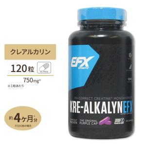 クレアルカリン EFX 高純度クレアチン ローディング不要・改良型クレアチン 120粒｜Women’s Fitness