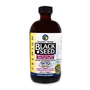 ブラックシード 純粋低温圧搾 ブラッククミン種子オイル 240ml（8floz） Amazing Herbs（アメイジングハーブズ）｜womensfitness