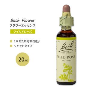 ネルソンバッチ バッチオリジナルフラワー レメディ ワイルドローズ 20ml (0.7floz) Nelson Bach Original Flower Remedy Wild Rose｜womensfitness