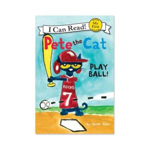 【洋書】ピートザキャット プレイ ボール！ [ジェームス・ディーン] Pete the Cat Play Ball！ [James Dean] My First I Can Read！シリーズ｜womensfitness