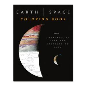 【洋書】地球と宇宙の塗り絵: NASA のアーカイブからの写真を特集[クロニクル・ブックス / NASA (写真家) ] Earth and Space Coloring Book｜womensfitness