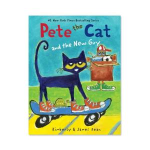 【洋書】ピートザキャット アンド ザ ニュー ガイ [キンバリー・ディーン / イラスト：ジェームス・ディーン] Pete the Cat and the New Guy｜womensfitness