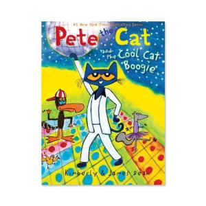 【洋書】ピートザキャット アンド ザ クール キャット ブギ [キンバリー・ディーン / ジェームス・ディーン] Pete the Cat and the Cool Cat Boogie｜womensfitness