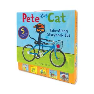 【洋書】ピートザキャット テイクアロング ストーリーブックセット 5冊組 [ジェームス・ディーン] Pete the Cat Take-Along Storybook Set｜womensfitness