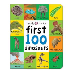 【洋書】ファースト100 ダイナソー [ロジャー・プリディ] First 100 Dinosaurs [Roger Priddy] 絵本 恐竜｜womensfitness