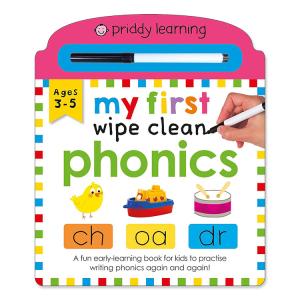 【洋書】マイファースト ワイプクリーン フォニックス [ロジャー・プリディ] Priddy Learning: My First Wipe Clean Phonics [Roger Priddy] 絵本｜womensfitness