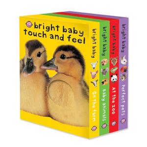 【洋書】ブライトベビー タッチ&フィール ボックスセット 4冊組 [ロジャー・プリディ] Bright Baby Touch & Feel Boxed Set [Roger Priddy] 絵本｜womensfitness