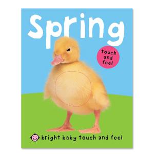 【洋書】ブライトベビー タッチ&フィール 春 [ロジャー・プリディ] Bright Baby Touch and Feel Spring [Roger Priddy] 絵本