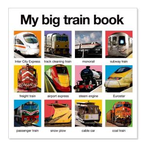 【洋書】マイビック トレイン ブック [ロジャー・プリディ] My Big Train Book [Roger Priddy] 絵本 列車 電車｜womensfitness