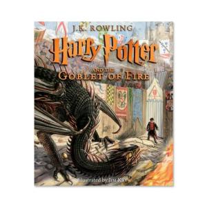 【洋書】ハリーポッターと炎のゴブレット [J.K.ローリング / イラスト：ジム・ケイ] Harry Potter and the Goblet of Fire The Illustrated Edition｜womensfitness