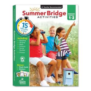 【洋書】サマー・ブリッジ・アクティビティズ グレード1〜2 ワークブック Summer Bridge Activities Grades 1 - 2 6〜7才 夏休み 1日15分 小学生｜womensfitness