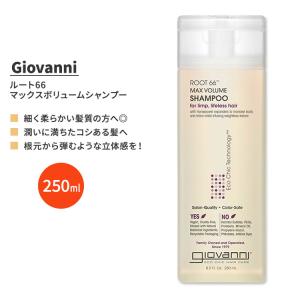 ジョバンニ ルート66 マックスボリュームシャンプー 250ml (8.5 fl oz) Giovanni Root 66 Max Volume Shampoo｜womensfitness