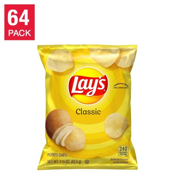 レイズ ポテトチップス クラシック 1.5 オンス 64 個入り お取り寄せ