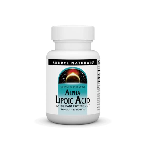 ソースナチュラルズ アルファリポ酸 100mg 30粒 Source Naturals Alpha ...