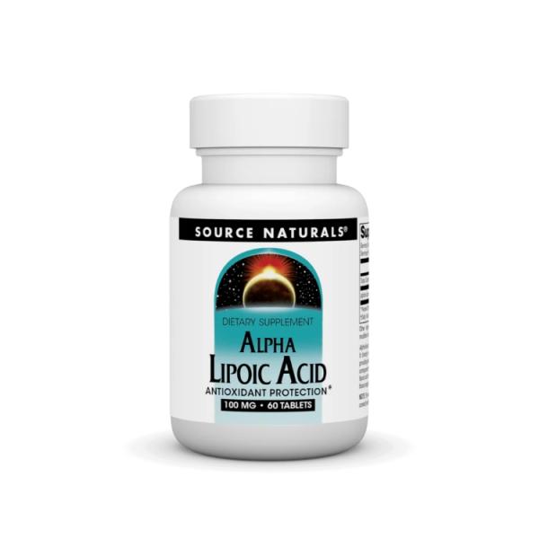 ソースナチュラルズ アルファリポ酸 100mg 60粒 Source Naturals Alpha ...