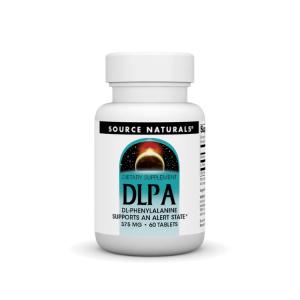 ソースナチュラルズ DLPA 375mg 60粒 Source Naturals DLPA 375 mg 60 Tablet 【お取り寄せ商品】【合わせて買いた お取り寄せ