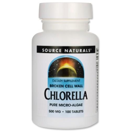 ソースナチュラルズ クロレラ 500mg 100粒 Source Naturals Broken C...