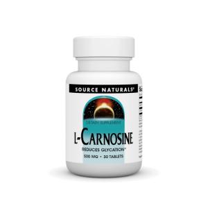 ソースナチュラルズ L-カルノシン 500mg 30粒 Source Naturals L-Carnosine 500 mg 30 Tablet 【お取り寄せ商 お取り寄せ
