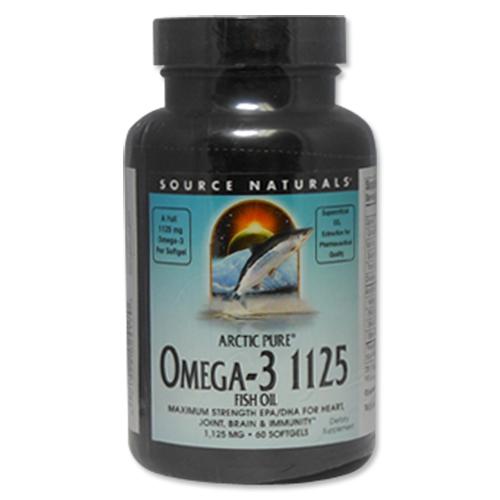 Source Naturals アークティックピュア オメガ3 1125 フィッシュオイル 60粒 ...