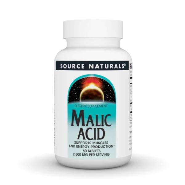 ソースナチュラルズ リンゴ酸 833mg 60粒 Source Naturals Malic Aci...