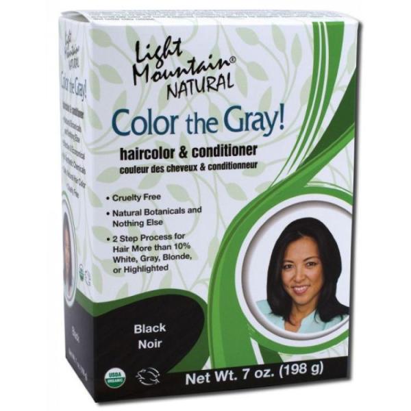 ライトマウンテンヘナ カラージグレイ ブラック 198g LIGHT MOUNTAIN HENNA ...