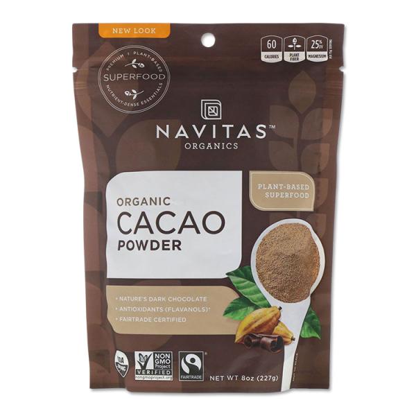 オーガニック カカオパウダー 227g (8oz) 約15回分 Navitas Organics (...