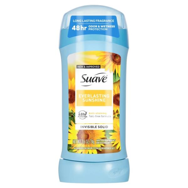 スアーブ デオドラント スティック 女性用 エバーラスティング サンシャインの香り 74g Suav...