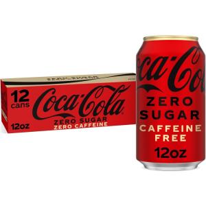 コカ・コーラ ゼロシュガー カフェインフリーソーダ 12液量オンス 12缶パック Coca-Cola Zero Sugar, Caffein お取り寄せ